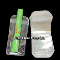 Sacs à fermeture éclair 7*15 cm pochette à fermeture éclair blanche transparente sac d'emballage en plastique de longues tailles