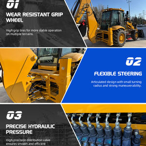 Лучшая цена! Мини-экскаватор-погрузчик <span class=keywords><strong>3</strong></span> тонны, 4x4, дизельный, на колесном ходу, с двигателем EPA Euro 5 - Product Image 4