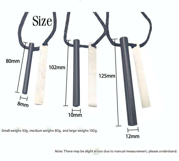 L+Hoja raspadora de acero+Cuerda reflectante