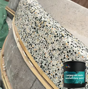<span class=keywords><strong>Peinture</strong></span> à la résine à gros grains pour revêtement décoratif extérieur de sols en pierre lavée et murs extérieurs - Product Image 4