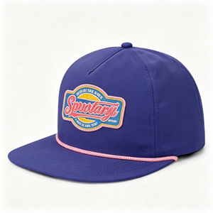 Oem High Quality Wholesale Custom Logo Printing 5 Panel Sport Hat,Navy Blue Polyester Gorras,Laser Cut Hole <b>Mens</b> Baseball <b>Cap</b> - Product Image 1