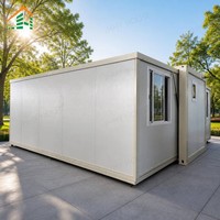 Maison conteneur pliable et extensible de 40 pieds sur 20 pieds, villa préfabriquée de luxe, 2, 3, 4 ou 5 chambres, maison mobile portable de petite taille