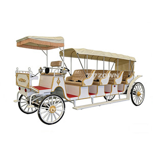 Carroza de Caballos Europea Vintage para Turismo, Carroza para Bodas, Carroza Eléctrica, Carroza para Servicio al Aire Libre - Product Image 1