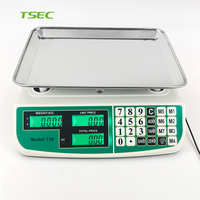 30KG Commerciële Kleine Elektronische Gram-Prijs Weegschaal voor Groenten en Fruit met LCD/LED Display, GS Gecertificeerd, 3 Jaar Garantie