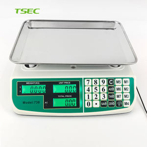 30KG Kommerzielle Kleine Elektronische Gramm-Preisberechnungs-Waage für Gemüse und Obst, Elektronische Haushaltstischwaage - Product Image 2