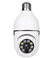 Kamera bohlam Mini keamanan rumah Wifi, kamera HD dengan Sensor pencitraan CMOS