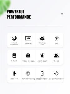L1 WIFI hogar inteligente Dingdong timbre Cámara 120 ° súper gran angular inalámbrico batería PIR visión nocturna infrarroja 1080P HD <span class=keywords><strong>Viseo</strong></span> - Product Image 3