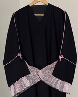 Abaya musulmane élégante Mexizo avec manches en maille transparente, mode islamique modeste, vêtements de luxe de Dubaï