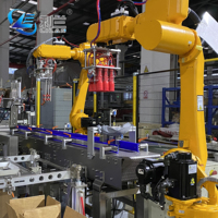 Machine d'emballage robotisée automatique intelligente pour cartons de boissons, bouteilles, canettes, sacs, barils – Robot de palettisation