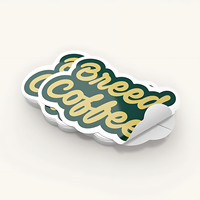 Stickers Personalizados Troquelados Autoadhesivos de Vinilo PVC Blanco, Duraderos, Impermeables, con Impresión Resistente a UV y Fáciles de Despegar