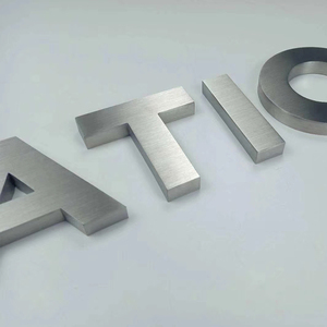 Art décor mural en métal de publicité de <span class=keywords><strong>vin</strong></span> en métal lettre faisant la 4.5mm cube de lettre en métal - Product Image 6