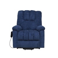 Canapé d'angle pivotant et inclinable en tissu, fauteuils inclinables électriques, fauteuil releveur pour salon