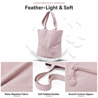 Sac à main de bureau pour femmes de haute qualité, sac à bandoulière, sac fourre-tout, design avec fermetures éclair, grande capacité, durable, léger