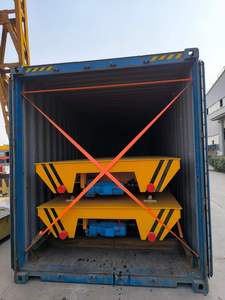 Nhà máy nóng bán Bốn bánh xe 10 tấn điện phẳng giỏ hàng Xe đẩy chuyển xe - Product Image 6