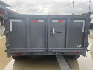 7*14 ft Heavy Duty bán trailer mới 8 tấn Công suất đổ xe trailer thực hiện - Product Image 4