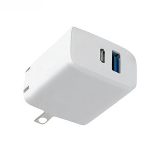 12w 20w USB ein tragbarer Multi-Port-USB ein Typ C <span class=keywords><strong>2</strong></span> in 1 Wand Fast Pd Ladegeräte Adapter Qc 3.0 für Android-Handy - Product Image 3