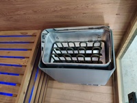 Saunas extérieurs de luxe en cèdre rouge pour 3-4 personnes, sauna cube pour jardin personnalisable avec certification CE et FCC