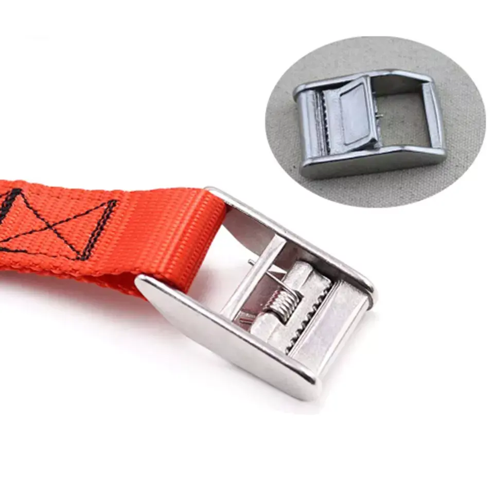 Cintura a nastro in acciaio inossidabile fibbia a tensione in metallo fibbia accessori Hardware per clip in corda marina