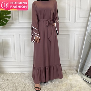 6534 #   Nouvelle arrivée, robe hijab Nida de haute qualité, plissée, ample, avec un grand ourlet, robe de soirée musulmane, abaya, vêtements islamiques - Product Image 2