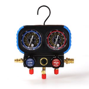 कई गुना गेज सेट चार्ज चार्ज नली दबाव गेज सेट डिजिटल दबाव नापने का यंत्र के साथ सेट - Product Image 2