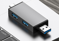 7 in 1 Pembaca Kartu Multi SD TF OTG Micro USB Type C dengan Port USB 3.0