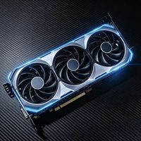 Carte graphique de jeu RTX 4090 24 Go GDDR6X à triple ventilateur, 4K 8K Ray Tracing DLSS 3, GPU haute performance PCI Express, station de travail, occasion