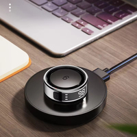 Anneau intelligent de suivi de la forme physique en alliage SHR avec écran - Design élégant, surveillance avancée de la santé, charge sans fil, suivi du sommeil