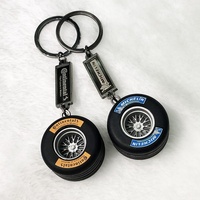 car automobile tyre key ring opona pneumatyczna Key chain auto tire turbo key ring Car Styling For audi bmw e46 TRD sline