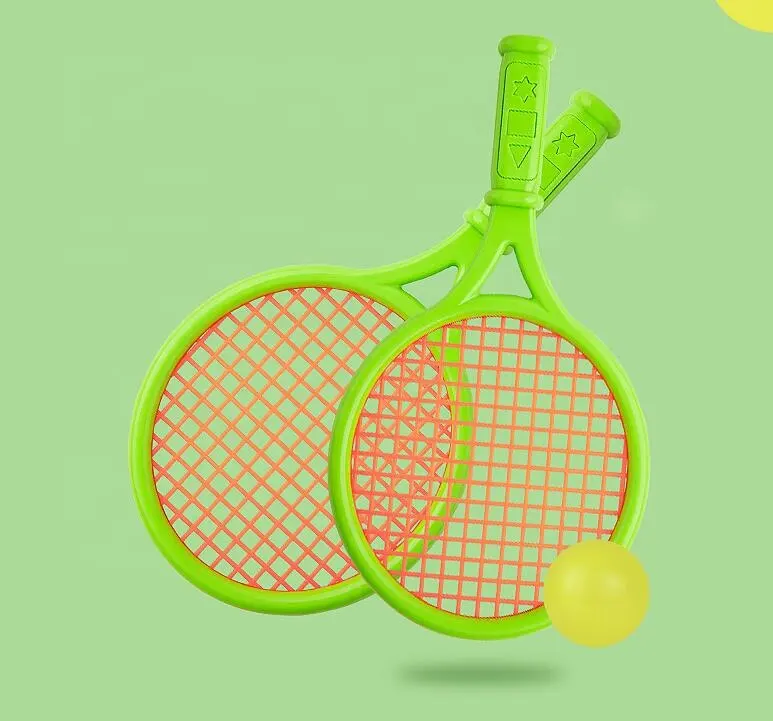 Outdoor Sport Spiel Kunststoff Tennis schläger Set für Kinder