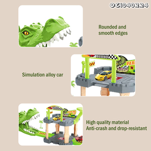 Catapult <span class=keywords><strong>Parking</strong></span> Lot Dinosaur Track <span class=keywords><strong>Car</strong></span> Set Toy Track Jeu pour enfants avec <span class=keywords><strong>voiture</strong></span> en alliage - Product Image 5