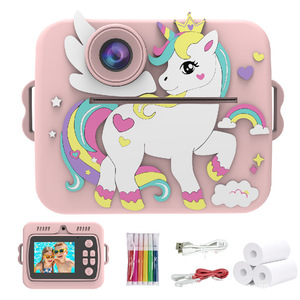 <span class=keywords><strong>Appareil</strong></span> <span class=keywords><strong>photo</strong></span> <span class=keywords><strong>instantané</strong></span> pour enfants <span class=keywords><strong>avec</strong></span> double objectif, impression via application, lecteur MP3, lampe torche LED intégrée, <span class=keywords><strong>écran</strong></span> 2,4 pouces, vidéo Full HD - Product Image 4