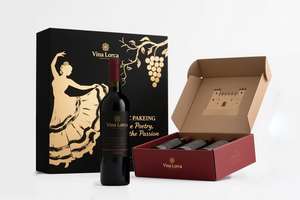 Boîtes d'emballage pour vin DTC en carton ondulé (option B/E) avec boîte d'expédition découpée et boîte cadeau intérieure rigide – Vente en gros - Product Image 4