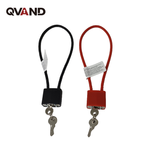 <strong>For</strong> Steel Cable Hand Gun Trigger Luggage <strong>Tool</strong> <strong>Box</strong> <strong>Lock</strong> Black/Red - Product Image 6