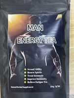 Teh Herbal Energi Pria Private Label OEM 5g*30 Sachet, Campuran Herbal Alami untuk Vitalitas Pria & Mengatasi Kelelahan
