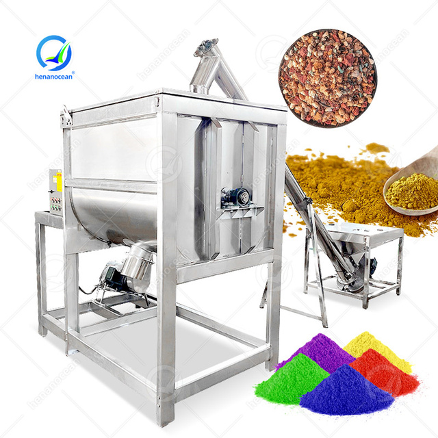 OCEAN High Capacity 500kg 1000kg 2000kg Horizontal Z Blade Blender Machine Vortex Ribbon Powder Mixer