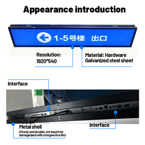 Pantalla LCD de Doble Cara para Publicidad en Bordes de Estantes, <span class=keywords><strong>Animación</strong></span> para Interiores, Centros Comerciales de Alta Gama, Supermercados, Señalización <span class=keywords><strong>Digital</strong></span> de Precios - Product Image 3