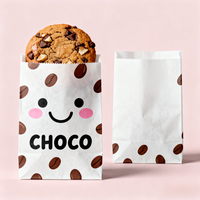 Vente en gros de sacs à pain en papier kraft brun personnalisés sac d'emballage alimentaire sulfurisé pour biscuits avec design personnalisé