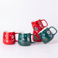 Nouvelle Tasse de Noël 2026 avec Boîte Cadeau en Céramique 400ml – Emballage Boîte Couleur Joyeux Noël – Cadeau de Fêtes pour la Famille et les Amis
