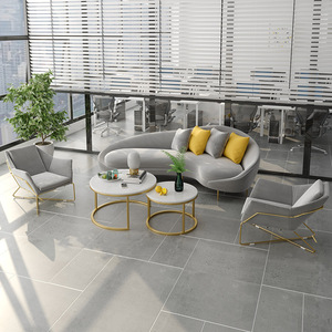 Set di Divani in Velluto OEM ODM per Designer d'Interni, Ufficio Moderno, Reception, Vendita Diretta dalla Fabbrica, Divani Componibili Moderni in Velluto - Product Image 1