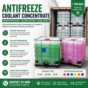 Liquide de refroidissement OM -45 ℃   Antigel 4KG pour radiateur, point de cuisson 100-120, prix usine, liquide de refroidissement OAT - Product Image 3