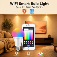 Großhandel Smart Tuya App-Steuerung Farbwechselnde LED-Glühbirne E27 WLAN+BT Alexa Google Assistant Sprachsteuerung Glühbirne