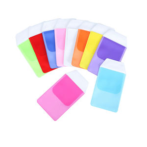 Étui à crayons transparent en PVC rose imprimé sur mesure, sac à stylos portable avec matériau en plastique transparent et polyester pour infirmières - Product Image 4