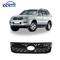 Accessoires de voiture, calandre de pare-chocs avant pour Land Cruiser 120 2003-2009 PRADO FJ120 GRJ120, calandre en maille modifiée LC120 TRD
