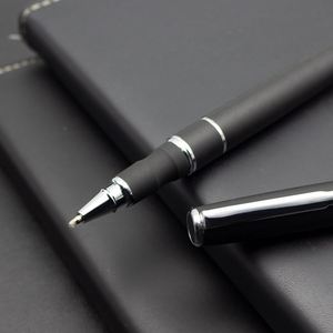 Custom Logo Metal <b>Gel</b> Ink Pen with Soft Rubber Grip for Business Promotions and Corporate Gifts - Product Image 2
