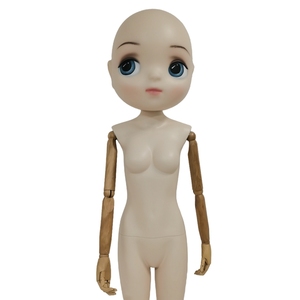 FRP Female Mannequins Adult Dolls Big Head Full Body Cute Cartoon <strong>Dummies</strong> Torso with <strong>Make</strong> <strong>up</strong> Face Stand <strong>for</strong> Clothes Display - Product Image 4