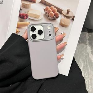 Liquid skin feel case suitable for iPhone 17/16 Pro Max anti-drop <b>cover</b> 13/14 phone case for iPhone 15 Pro simple solid color - Product Image 6