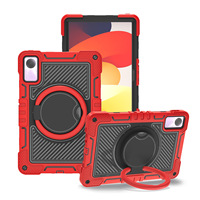 Casing Tablet Anti Benturan Heavy Duty untuk iPad Generasi ke-10 10.9 Inch, Penutup Tablet Tangguh dengan Penyangga Putar untuk Samsung A9