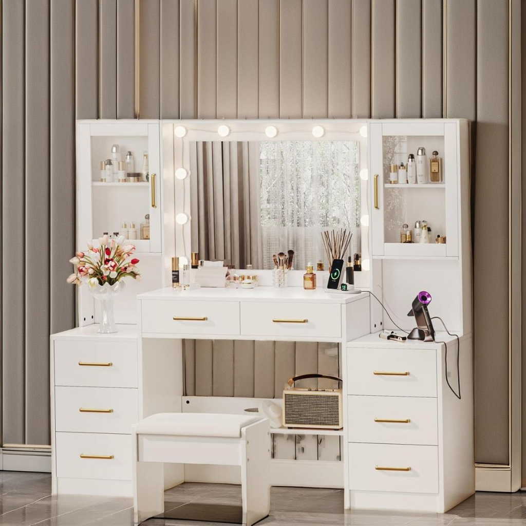laura james grey dressing table with stool White Dressing Room Buy Dressing Table Stool White Lacquer