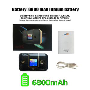 Hcx h6800 4G router không dây GSM <span class=keywords><strong>Modem</strong></span> <span class=keywords><strong>Modem</strong></span> mifis 150Mbps LTE 3G <span class=keywords><strong>UMTS</strong></span> 6800mAh pin và màn hình hiển thị LCD màn hình e5885 - Product Image 4