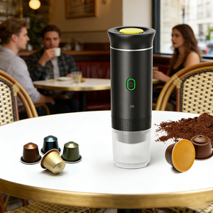 Machine à expresso portable 3 en 1, cafetière avec fonction de chauffe-eau <span class=keywords><strong>rechargeable</strong></span> par USB, matériau plastique - Product Image 5